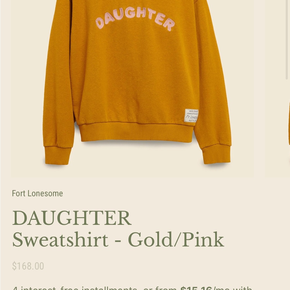 Daughter x Ft Lonesome Sweatshirt - Picture 7 of 7